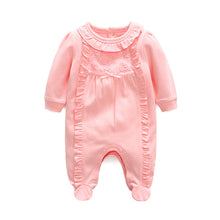 Load image into Gallery viewer, Baby & Toddler Sleepwear - (Long Sleeve Baby Girls' Rompers With Hat) - Baby Mogma