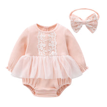 Load image into Gallery viewer, Baby & Toddler Dresses - (Long Sleeve Tutu Skirt) - Baby Mogma