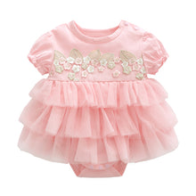 Load image into Gallery viewer, Baby & Toddler Dresses - (Short Sleeve Tutu Skirt) - Baby Mogma