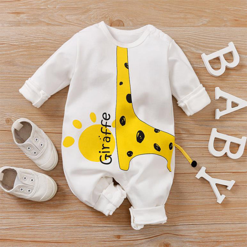 Baby & Toddler Sleepwear - (Cute Yellow Giraffe with Tail) - Baby Mogma