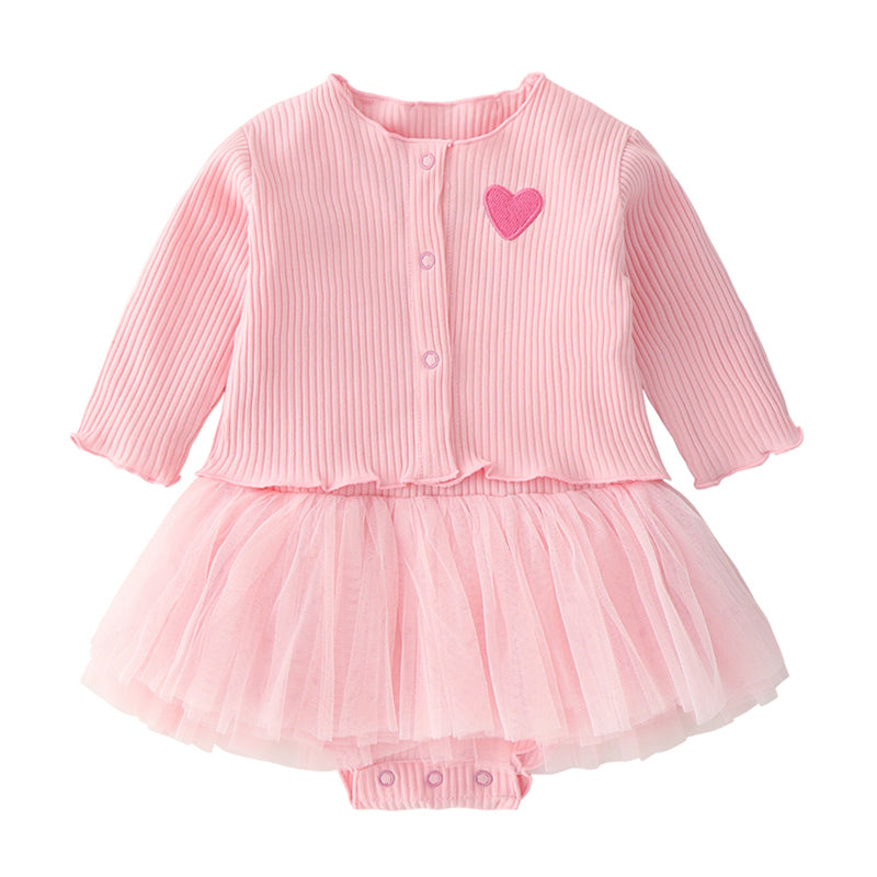 Baby & Toddler Dresses - (Baby Girl Heart Shape Dress) - Baby Mogma