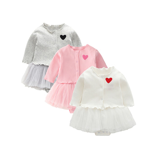 Baby & Toddler Dresses - (Baby Girl Heart Shape Dress) - Baby Mogma